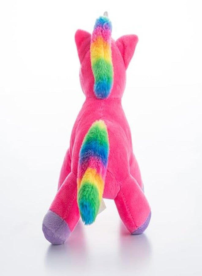 Dimpy Stuff Unicorn Soft Toy - Unicorn 24cm (9") - Huggably Soft Comfort Plush Nursery Decor All Ages - Image 4